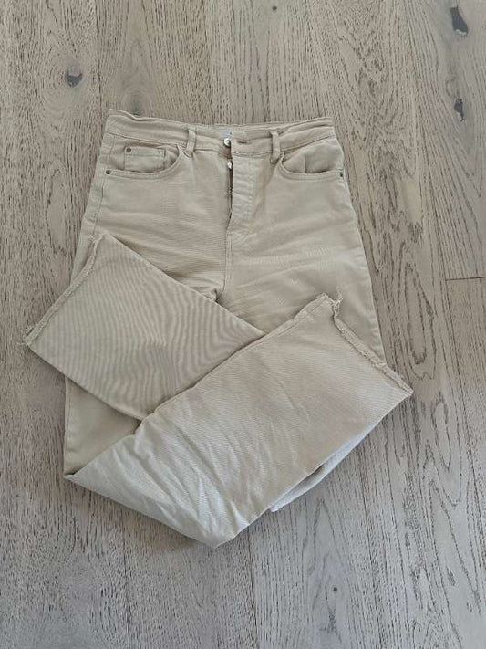 Zara ljósar gallabuxur
