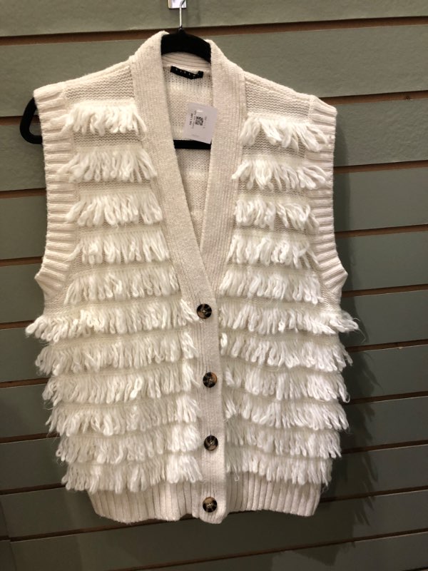 Siseley vest hvit