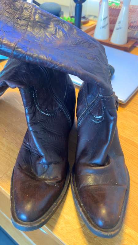 Brown Leather Boots