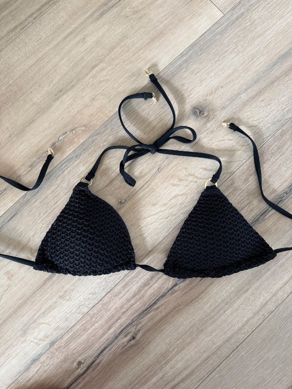 Sætur Svartur Bikini Toppur👙