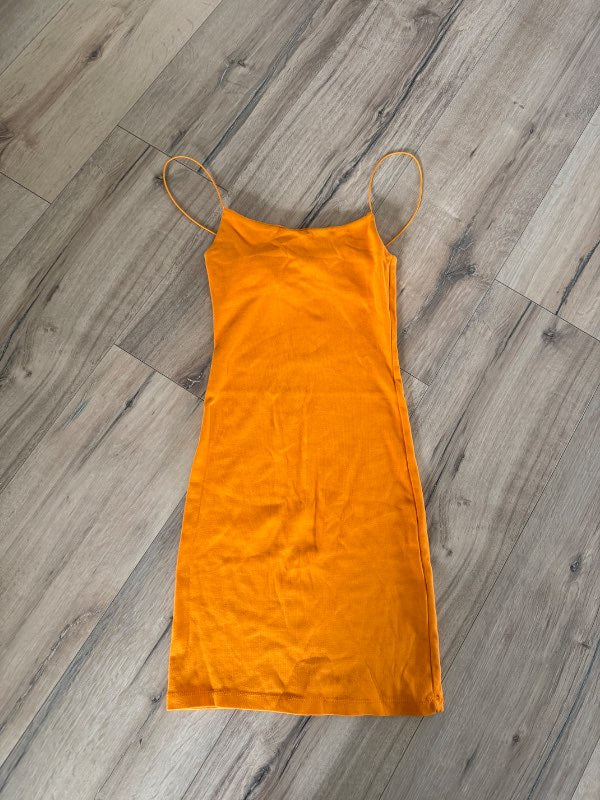 Appelsínugulur Zara Mini Kjóll🧡