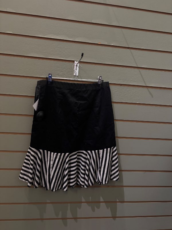 Striped midi pils