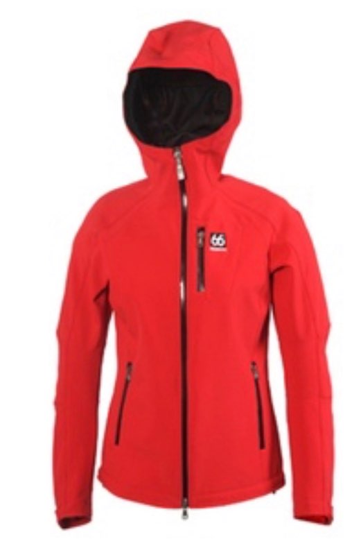 66 NORTH red fleece jacket