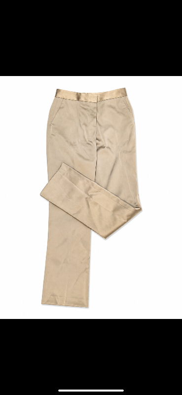 Zara suit pants gullitaðar