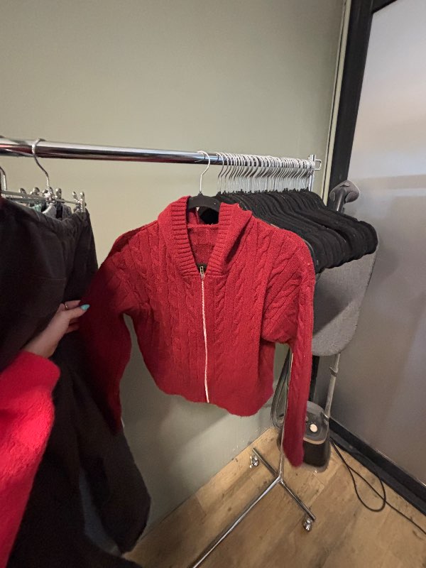 zip up prjónapeysa