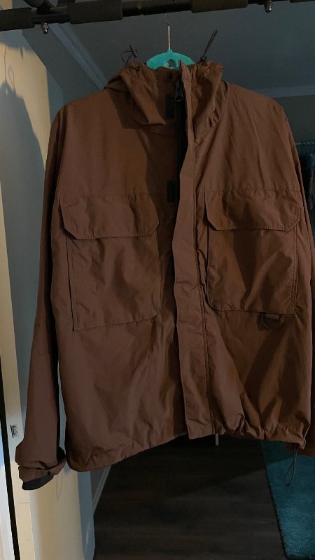 Brúnn h&m vindjakki st S