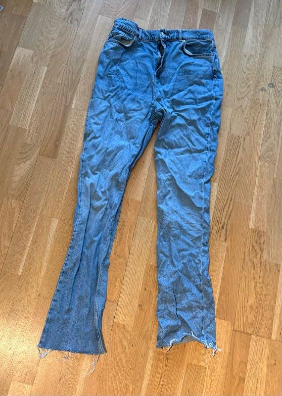 Tall gallabuxur með víðar skálmar