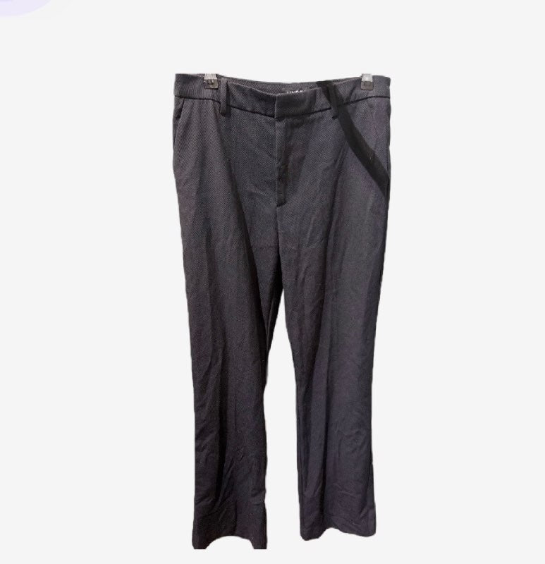 Svartar straight leg Lindex buxur