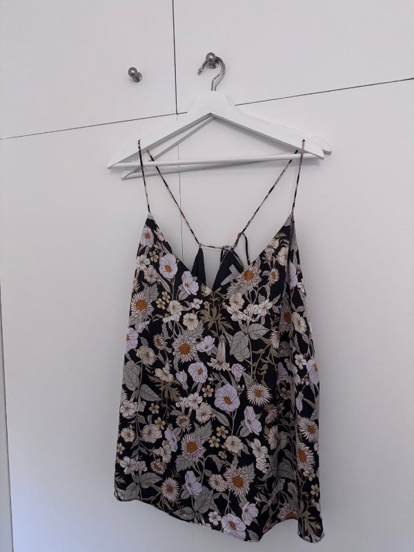 H&M blóma toppur