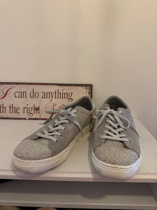Sketchers skór silfur