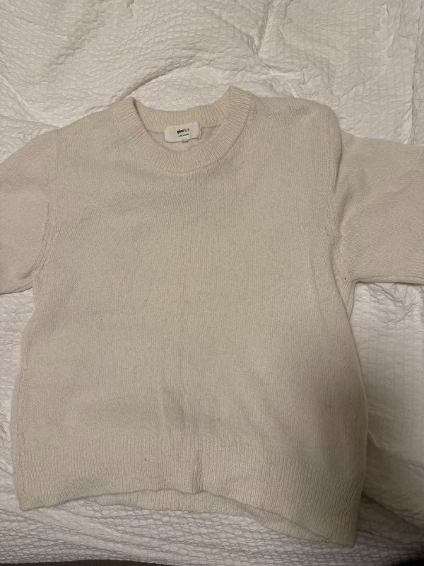 Alpaca blend stuttermabolur - gina tricot - medium