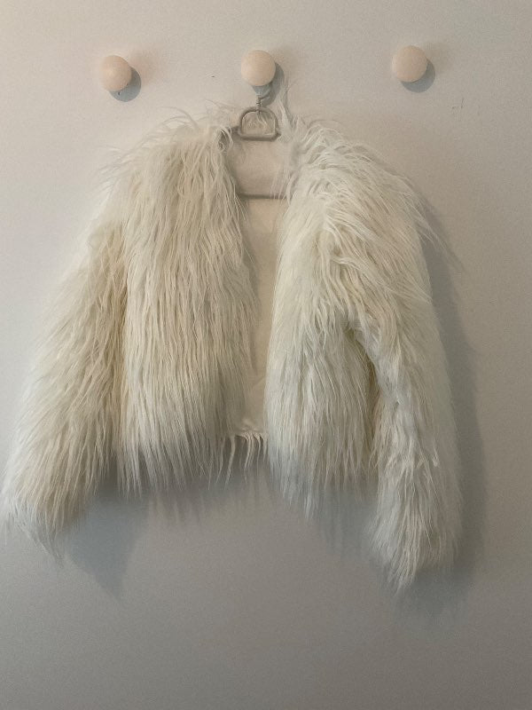Fake fur hvítur