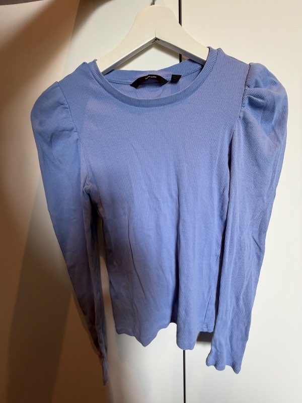 Vero moda fjólublár langermabolur