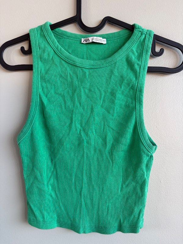 Zara toppur grænn
