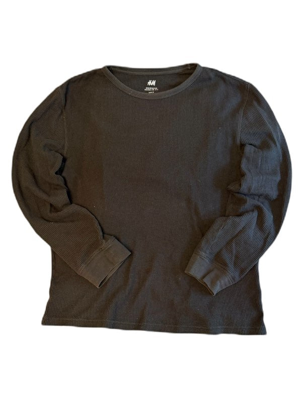 H&M waffle knit síðerma