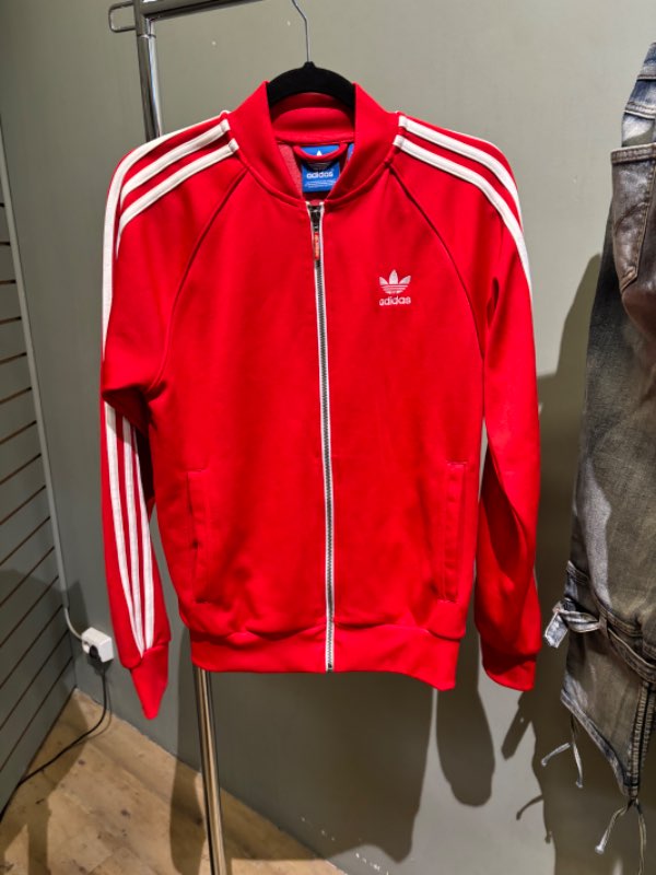 Adidas rauð zip up