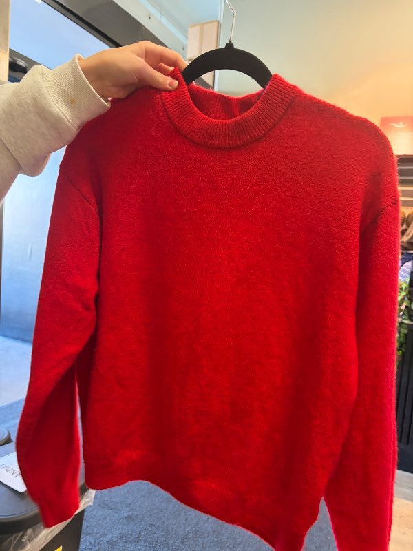 H&M ullarpeysa rauð