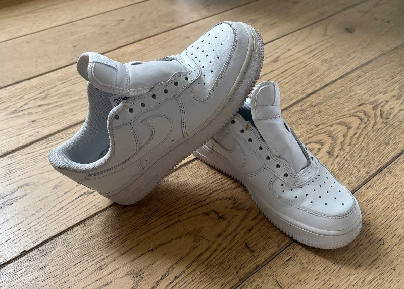 Hvítir air force 1 án reyma