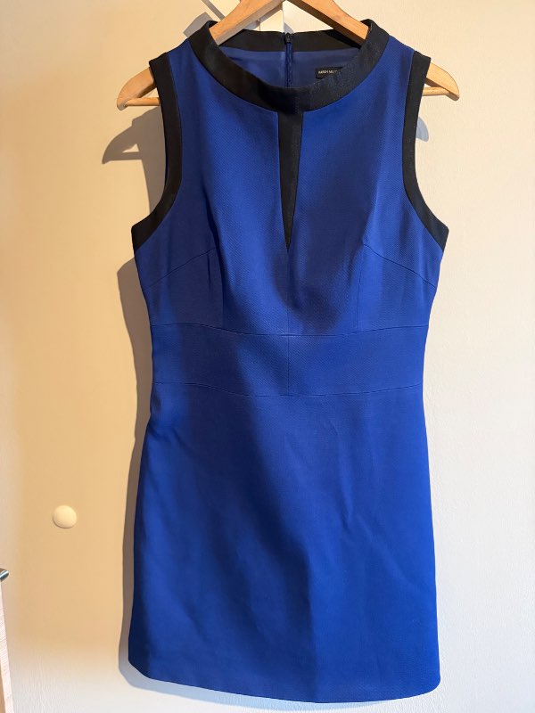 Karen Millen royal blue retro