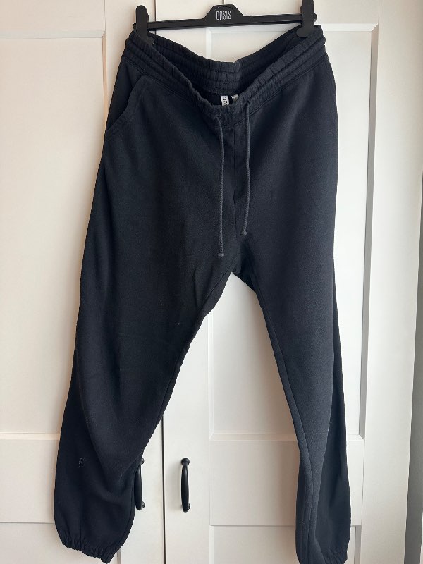 H&M svartar kósý buxur