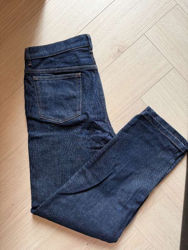 A.P.C Bláar gallabuxur