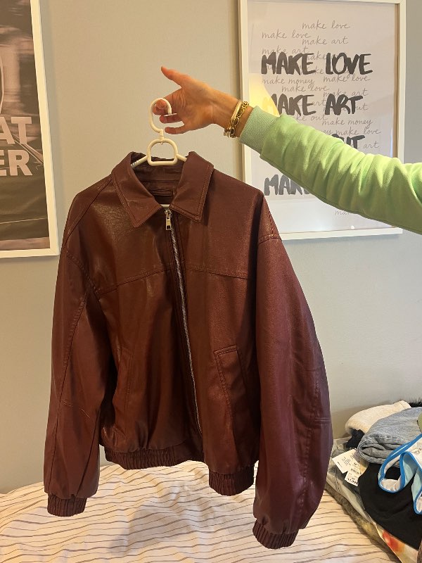 Bershka leður jakki