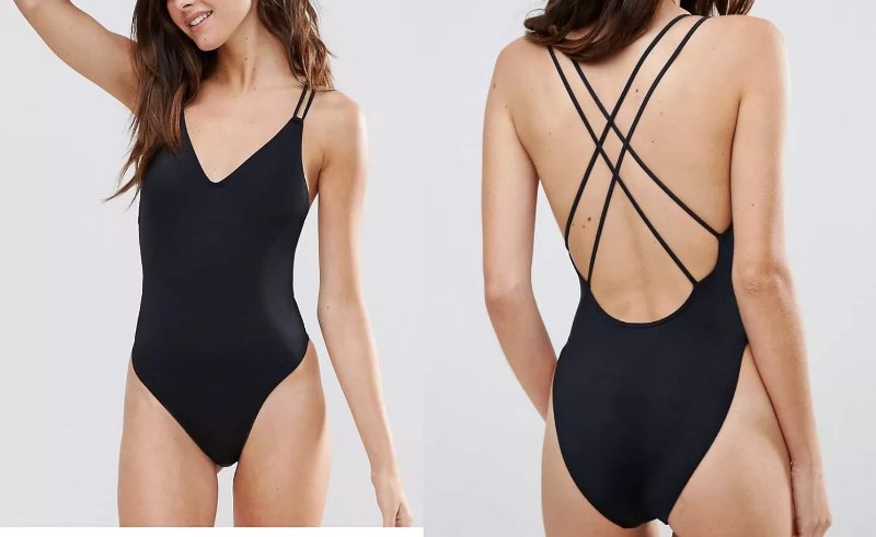Asos svartur sundbolur (ónotaður)