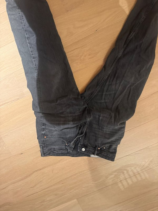 H&M svartar gallabuxur