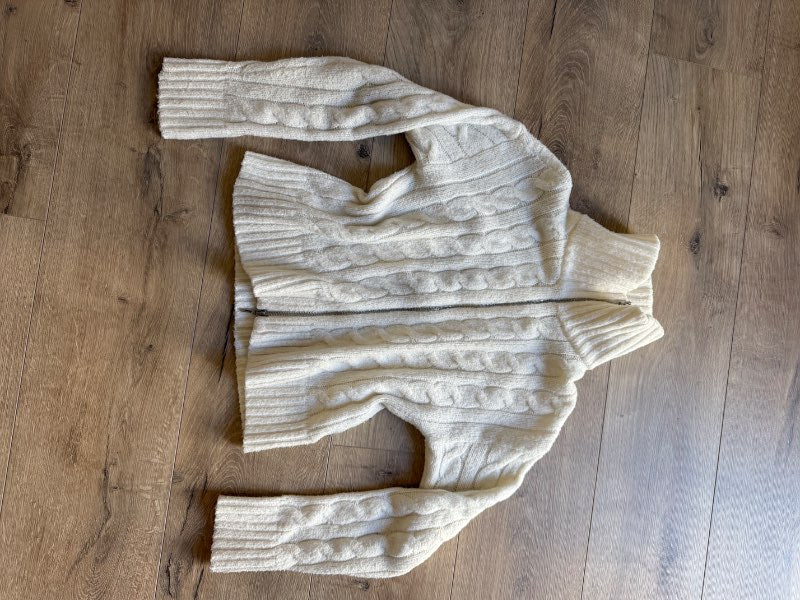 Hollister zipup prjónapeysa