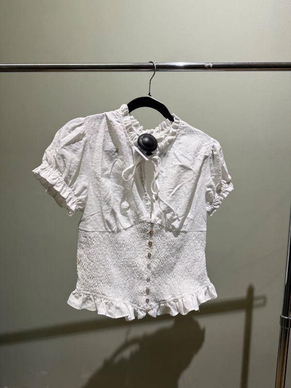 Hvítur gina tricot bolur