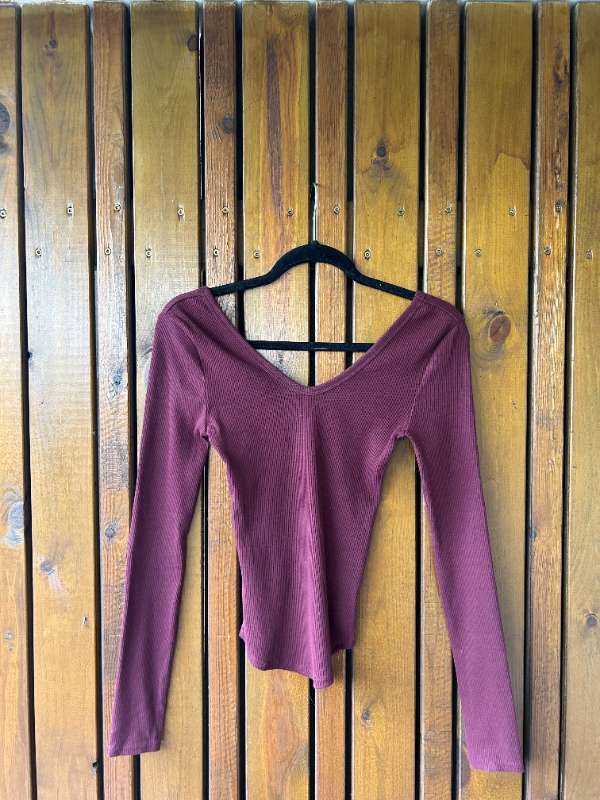 Topshop bolur vínrauður