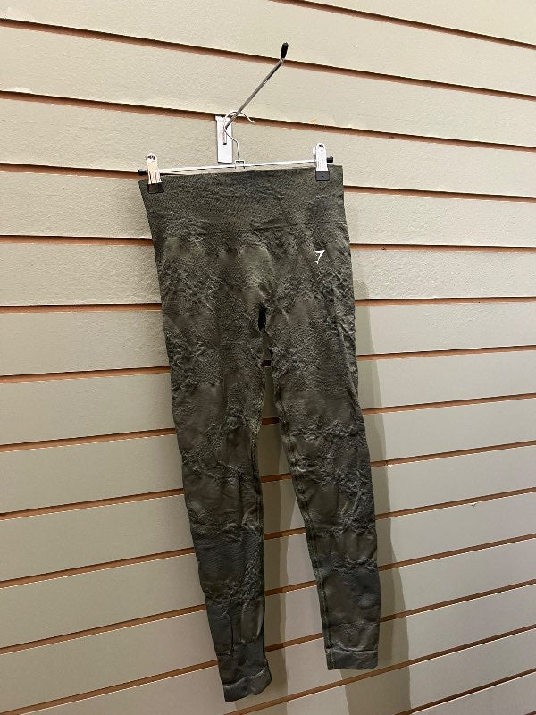 Gymshark mosagrænar íþróttabuxur
