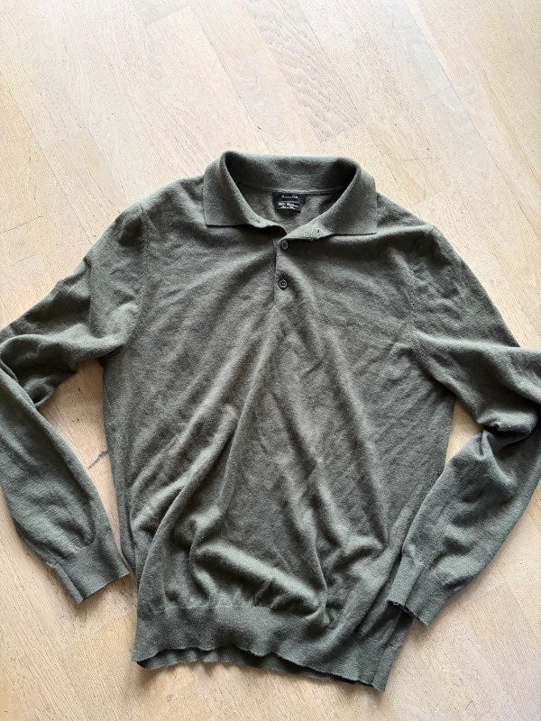 Massimo Dutti, cashmere siðerma polo bolur