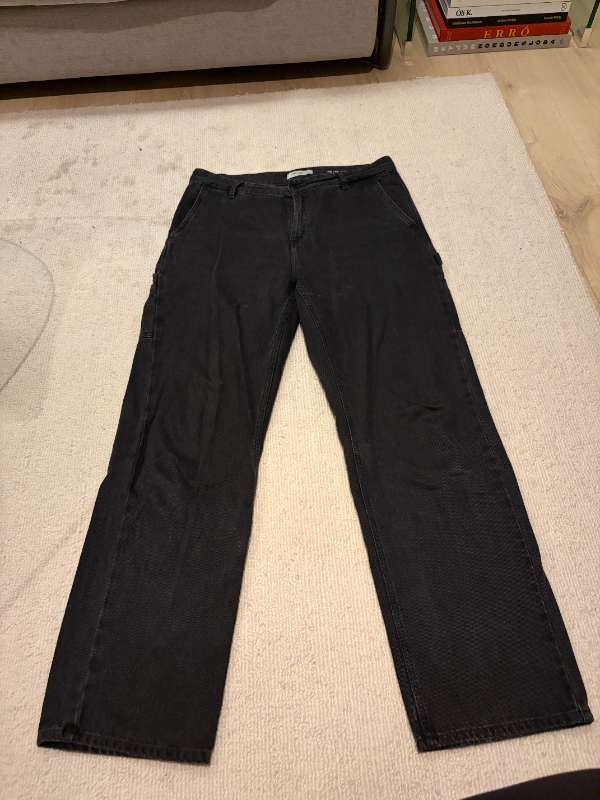 Carhartt svartar gallabuxur