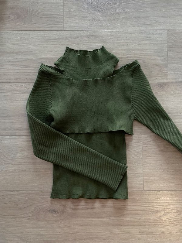 Topshop grænn bolur