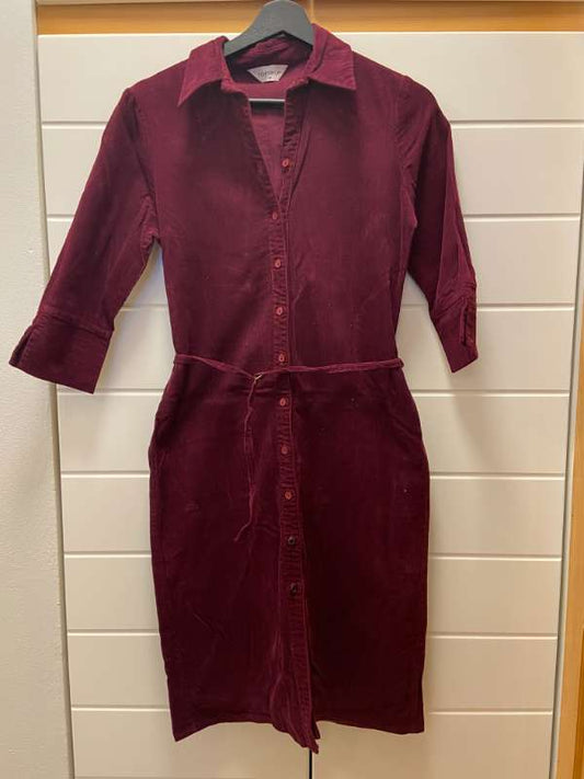 Topshop burgundi skokkur