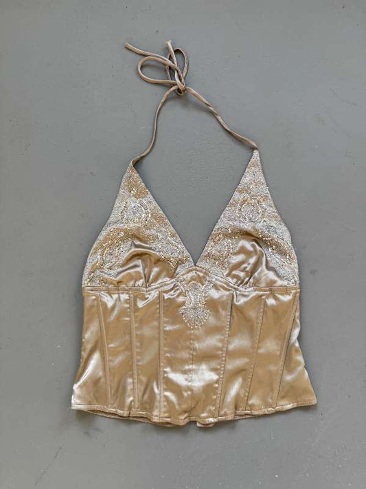 halterneck toppur