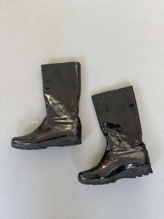 Prada patent boots