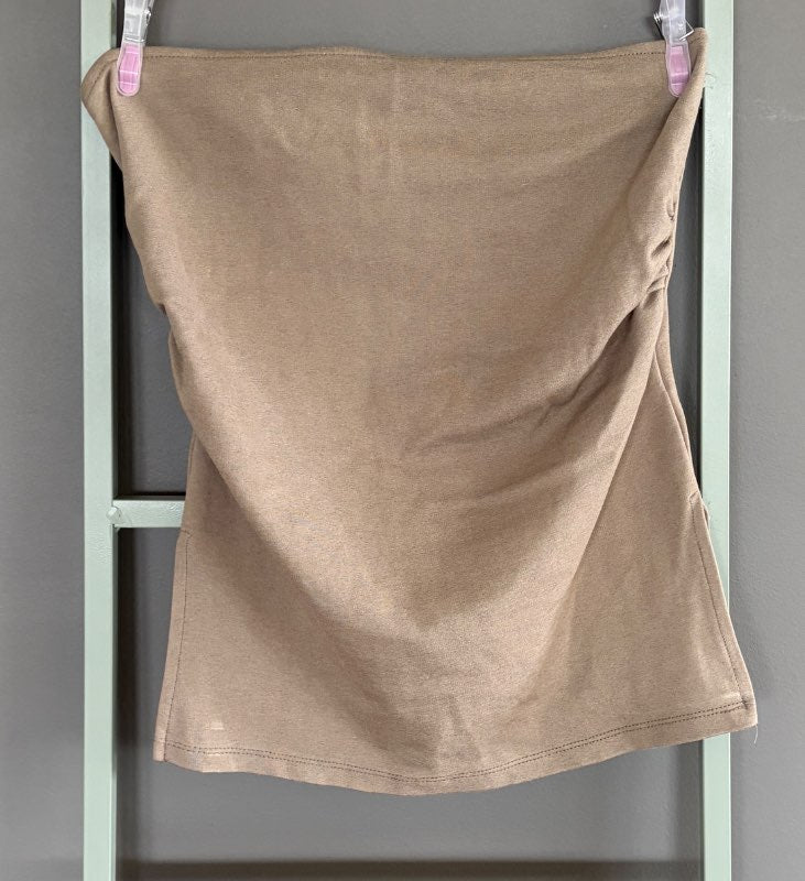 Bershka bandeau toppur, beige