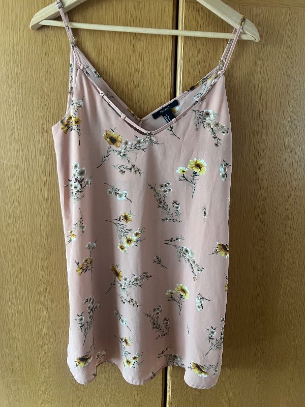Ljósbleikur forever 21 blómakjóll
