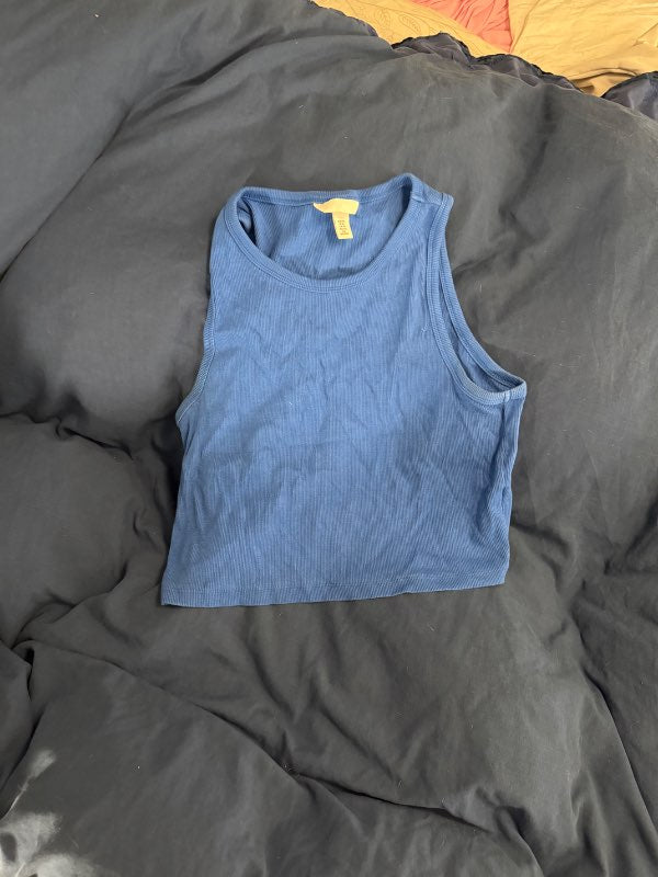 H&M blár toppur