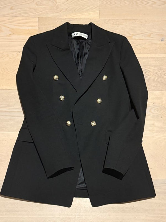 Svartur Blazer jakki úr Zöru