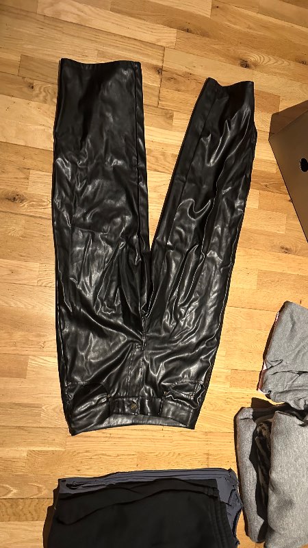 gervi leður buxur
