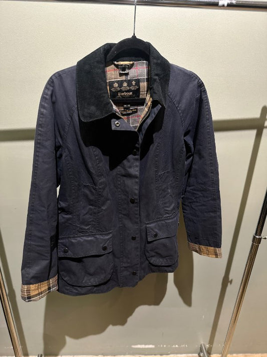 Barbour vaxjakki navy