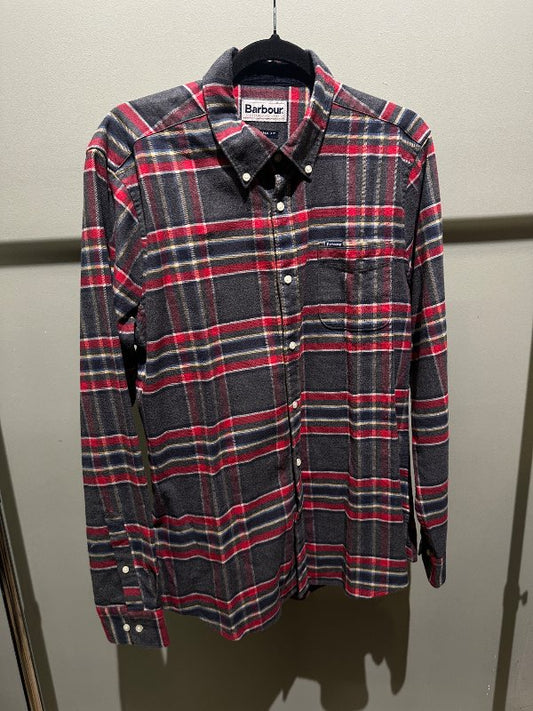 Barbour flannel skyrta rauð