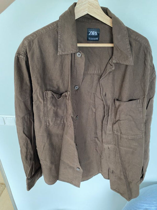 Zara brown shirt