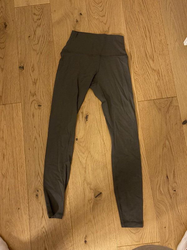 Lulu lemon grænar æfingabuxur