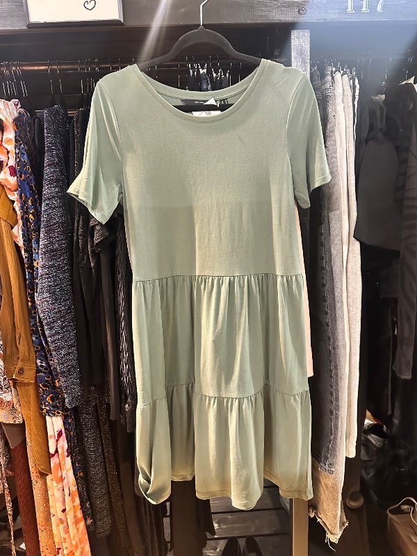 Vero moda grænn kjóll M