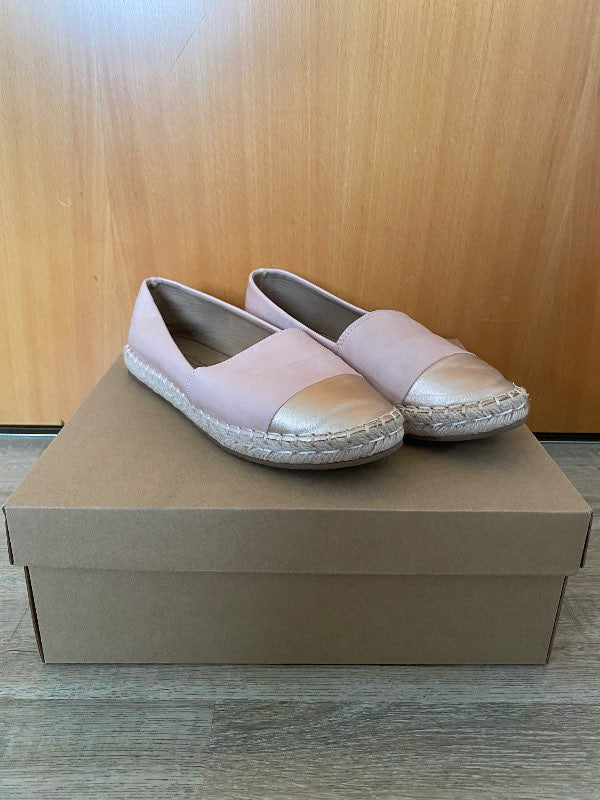 Espadrillur skór bleikir