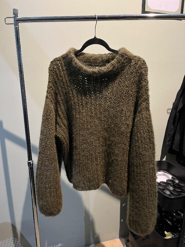 Handprjónuð Mohair peysa